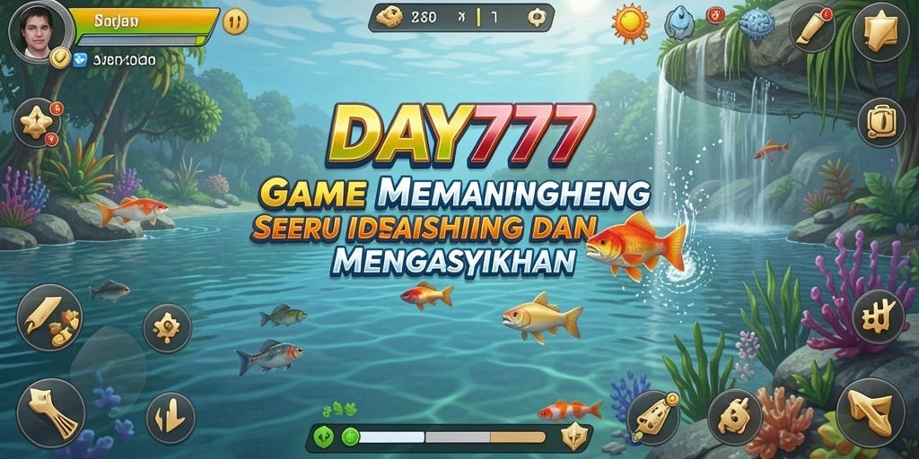 Tangkapan ikan yang menakjubkan dalam gameplay DAY777.