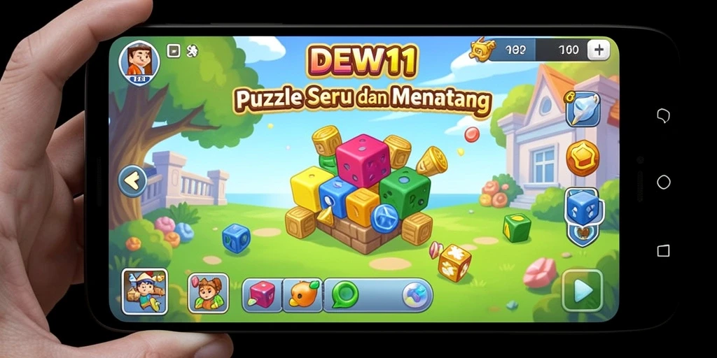 Tampilan gameplay DEWI11 yang menantang dan mengasyikkan.