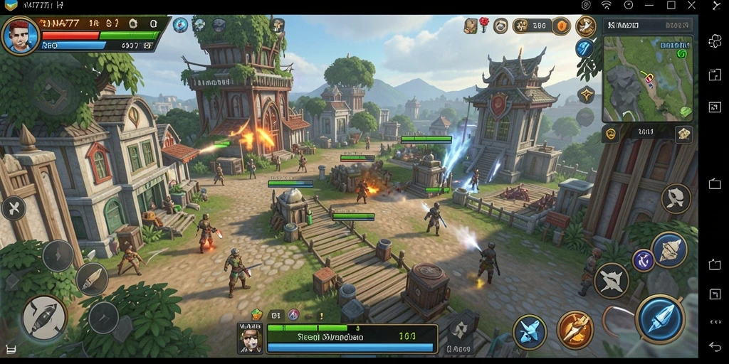 Screenshot gameplay NA777 menampilkan momen strategis yang menegangkan.