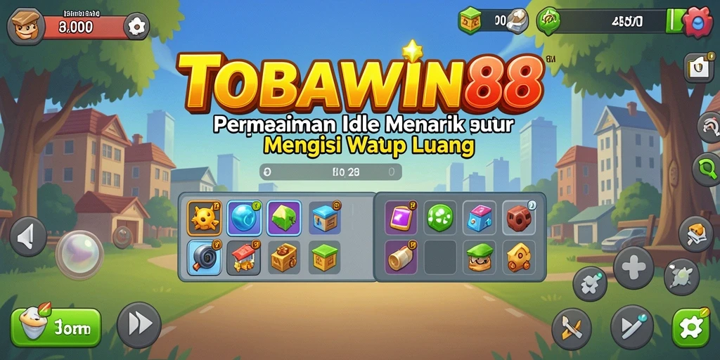 Tampilan gameplay TOBAWIN88 yang menarik dan penuh warna.